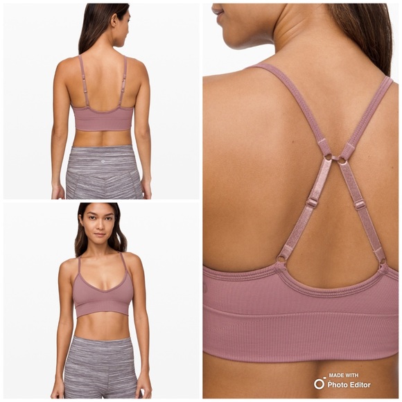 lululemon athletica Tops - Lululemon Ebb to Street Bra Size 6